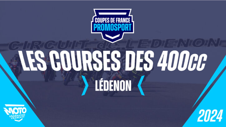 Les courses des 400cc à Lédenon