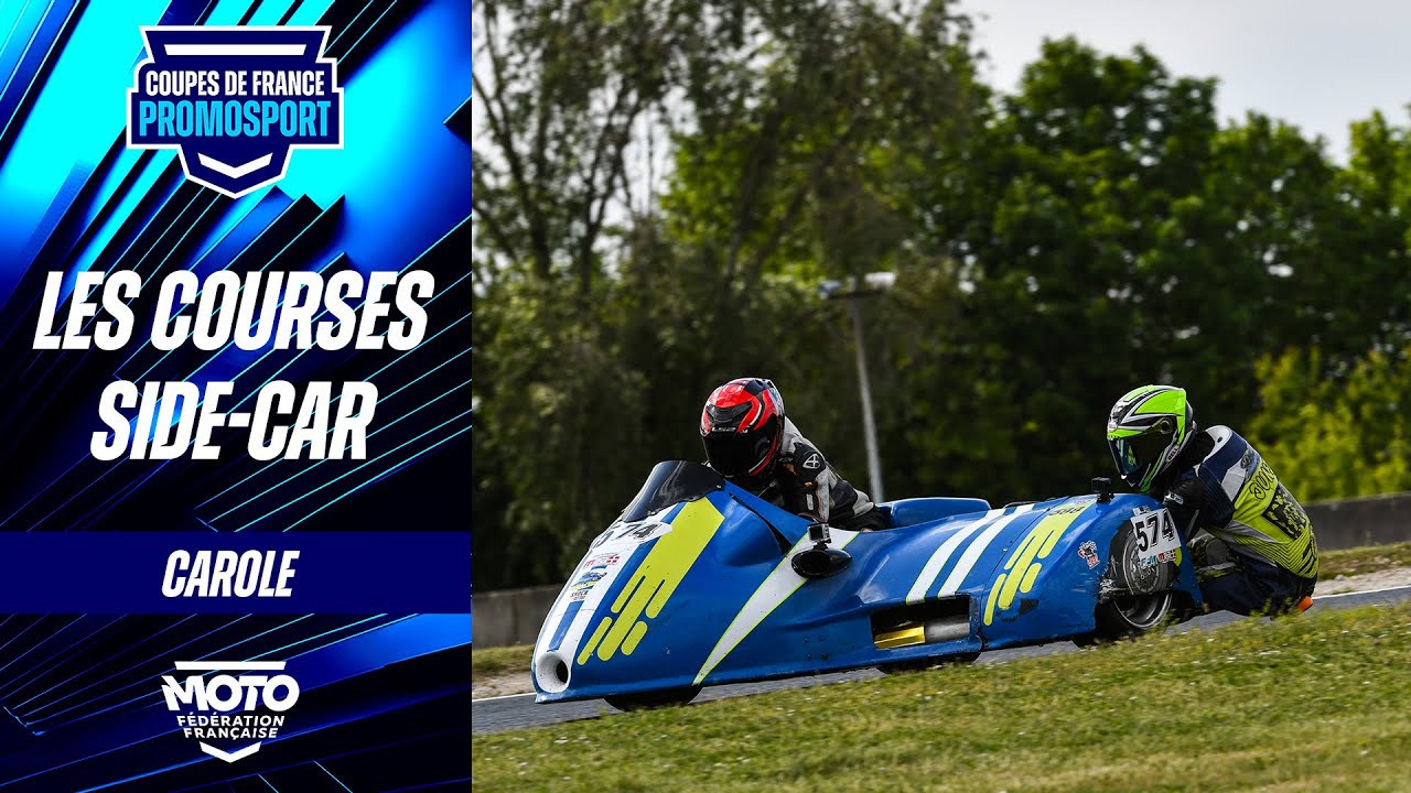 Les courses side-car – Coupes de France Promosport – Carole 2025
