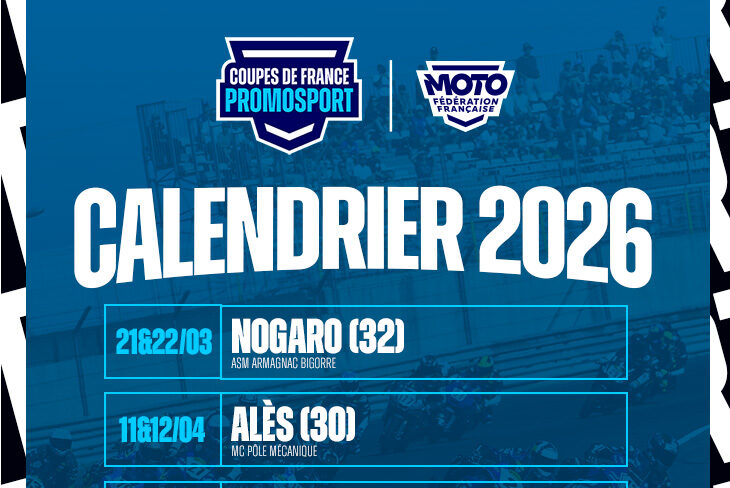 Le calendrier 2026 des Coupes de France Promosport est là !