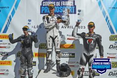 Podium course 2-400.
ALES 2023.
Première manche Coupe de France Promosport.
1 / 2 Avril 2023.