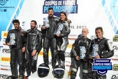 Podium Side course 3.
ALES 2023.
Première manche Coupe de France Promosport.
1 / 2 Avril 2023.