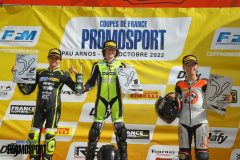 Podium 400 course 1.
PAU-ARNOS.
CDF PROMOSPORT 2022.
8 ème manche / Finale Coupe de France Promosport.
1 & 2 Octobre 2022.
© PHOTOPRESS.
Tel: 06 08 07 57 80.
info@photopress.fr